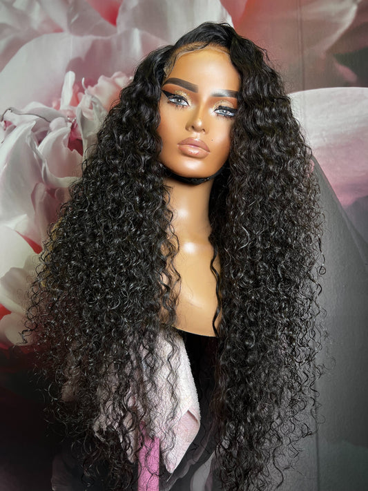 Raw Deep Wavy-5x5 Invisible HD Lace Closure Wig